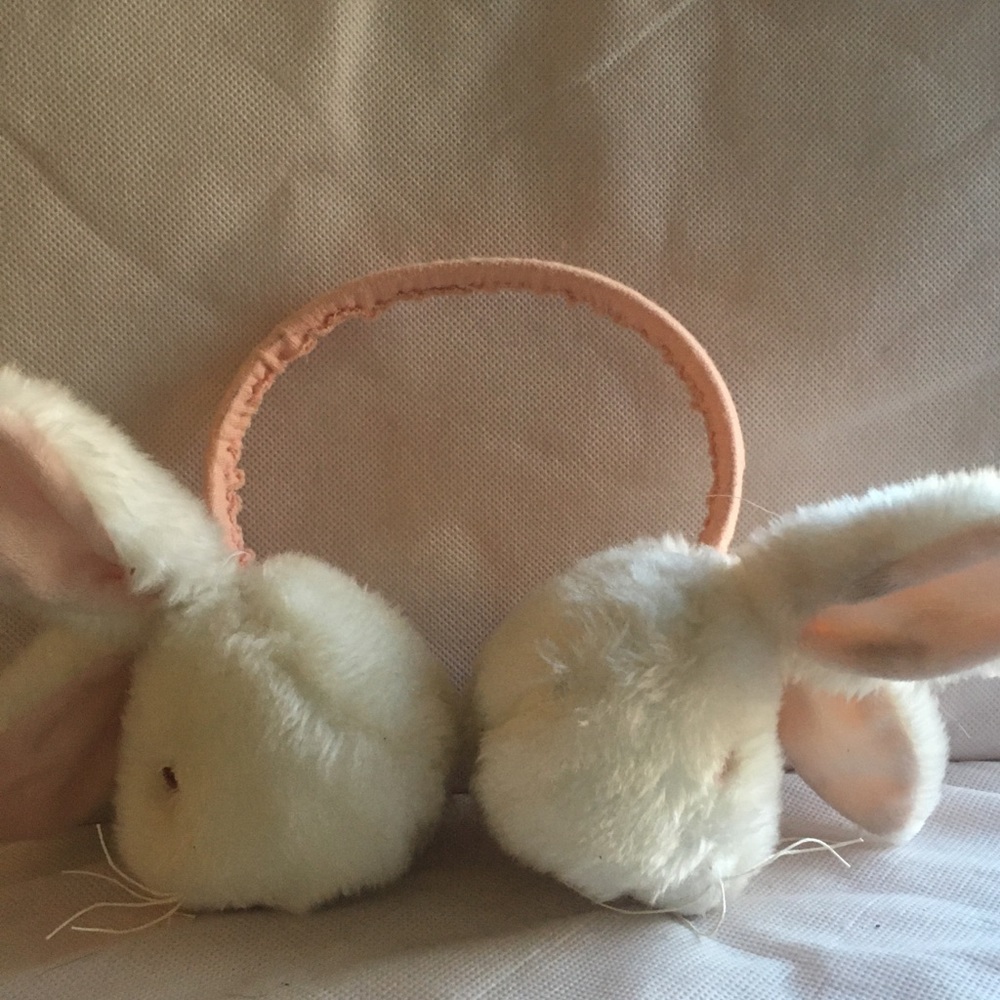 Gothic lolita bunny rabbit earmuffs headband egl